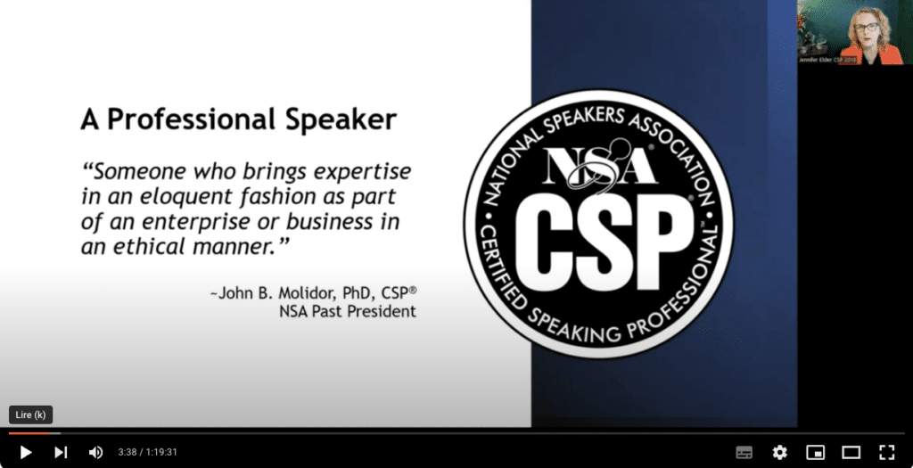 Les Conférenciers Professionnels